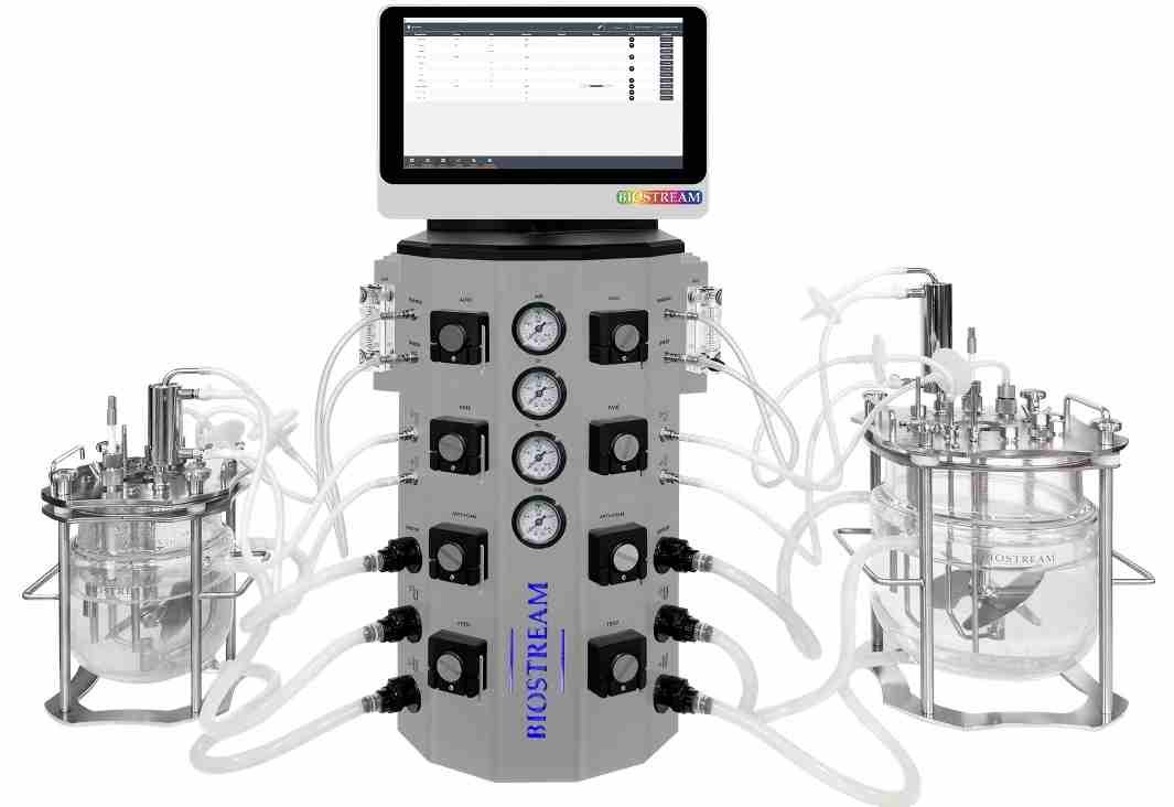 Biobench Twin Two position parallel reactor