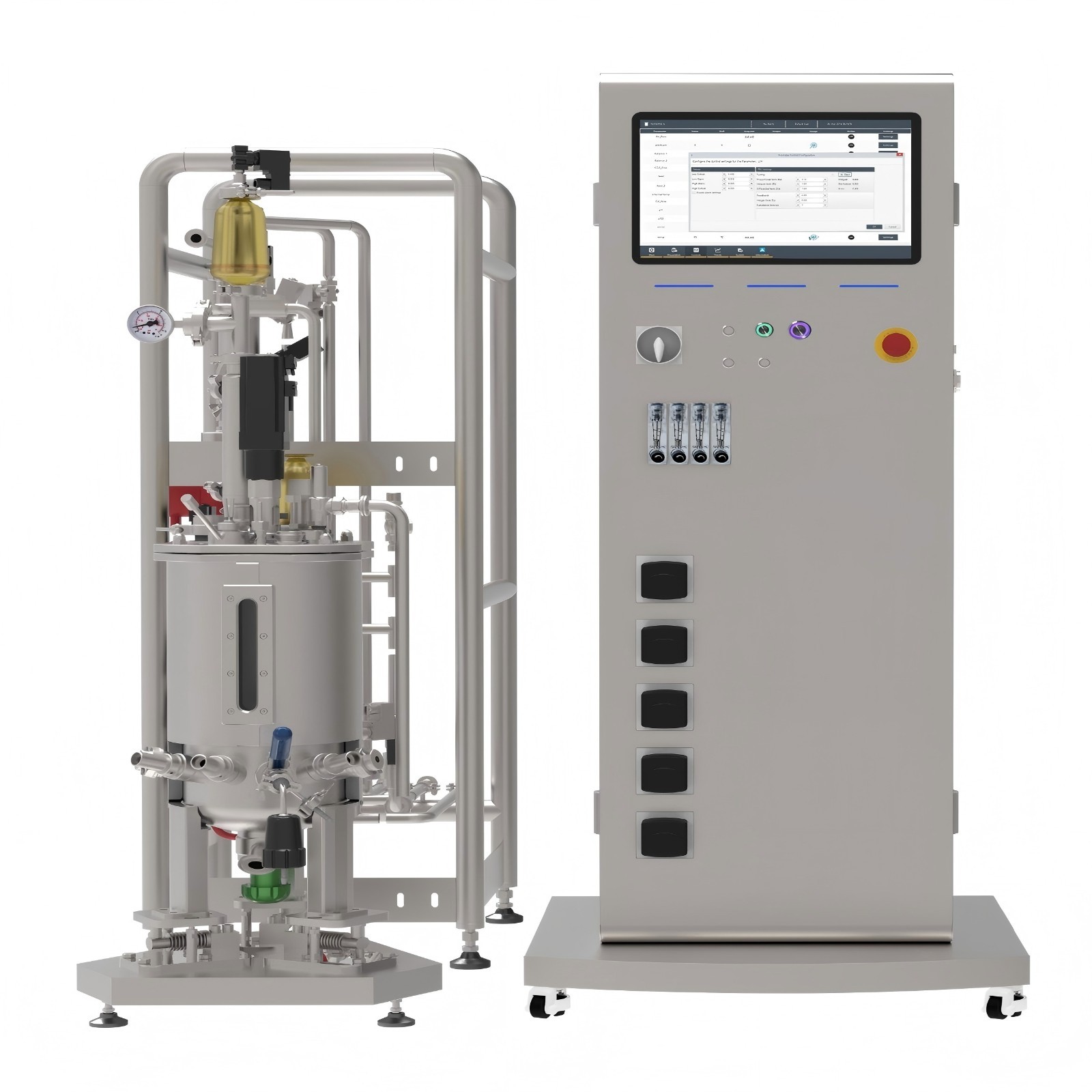 BioTwin Pilot scale in situ sterilization bioreactor